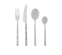 Cubertería de 24 piezas cubiertos de acero inoxidable modelo Borah - Secret de Gourmet