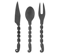 Cubertería forjado 3 teilig cuchillo, tenedor, cuchara - decoración - cubertería - medieval - la Edad Media - Vikingo