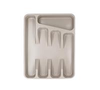 Natural Elements Bandeja de cubiertos de plástico reciclado