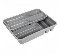 CUBERTERO MODELO ROMERO GRIS 40X30X7 DOS ALTURAS "venta unitaria"