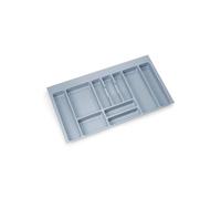 Cubertero Universal de plástico Gris, módulo 900mm, Resistente y Funcional, diseñado para: organizar Cubiertos y Utensilios en cajones.