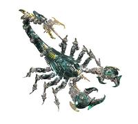 Cubertime Scorpio: Jade Sting - Kit de modelo mecánico de metal 3D y PC, diseño de escorpión de guerra, coleccionable ciberindustrial con articulaciones móviles para aficionados y fanáticos de la