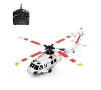 Cubertime WL K270 UH-60L Black Hawk Helicóptero RC a escala 1:44 - Giroscopio de 6 ejes de 4 canales con flujo óptico y retención de altitud, diseño de 4 rotores sin barra, listo para volar para