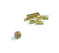 Cubes De Madera - Set De 5 - Arce - 6 Lados - W6 - 20 Mm