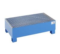 Cubeta colectora de acero para bidones de 200 l eurokraft basic, L x A x H 1200 x 800 x 360 mm, sin homologación