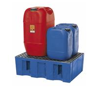 Cubeta colectora de PE para bidones de 60 litros volumen de recogida 60 l, cubeta para el suelo / para palets