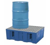 Cubeta colectora de PE para bidones de 60 litros volumen de recogida 60 l, cubeta para el suelo / para palets