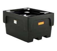 Cubeta colectora de PE para contenedores depósito IBC/KTC CEMO, para 1 IBC / KTC