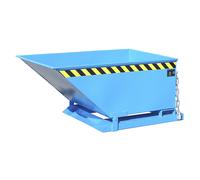 Cubeta con mecanismo de vuelco eurokraft pro, construcción baja, capacidad 0,4 m³