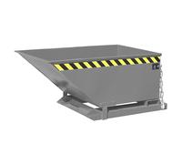 Cubeta con mecanismo de vuelco eurokraft pro, construcción baja, capacidad 0,4 m³