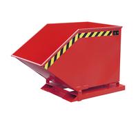 Cubeta con mecanismo de vuelco eurokraft pro, en forma de caja, capacidad 0,4 m³
