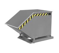 Cubeta con mecanismo de vuelco eurokraft pro, en forma de caja, capacidad 0,4 m³