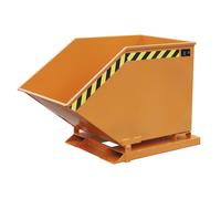 Cubeta con mecanismo de vuelco eurokraft pro, en forma de caja, capacidad 0,4 m³