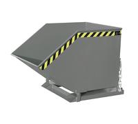 Cubeta con mecanismo de vuelco eurokraft pro, en forma de caja, capacidad 0,8 m³