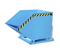 Cubeta con mecanismo de vuelco eurokraft pro, en forma de caja, capacidad 0,8 m³