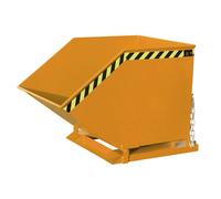 Cubeta con mecanismo de vuelco eurokraft pro, en forma de caja, capacidad 0,8 m³