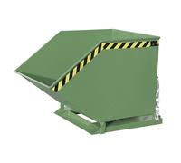 Cubeta con mecanismo de vuelco eurokraft pro, en forma de caja, capacidad 0,8 m³