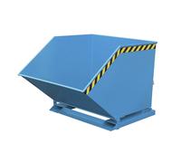 Cubeta con mecanismo de vuelco eurokraft pro, en forma de caja, capacidad 1 m³