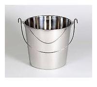 Cubeta De Acero Inoxidable 9L