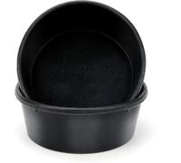 Cubeta de alimentación para caballos resistente, bandeja de goma duradera de 4 L, cuencos de alimentación de goma de grado alimenticio para pollos, burros y perros grandes. (2 unidades)