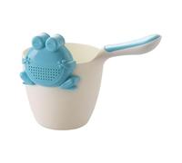 Cubeta de baño para enjuagar al bebé - Cubo de enjuague antipinchazos | Vaso para fiesta de bebé, accesorio de baño con mango ergonómico, ideal para lavado de pelo y baño infantil