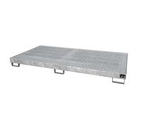 Cubeta de fondo para estanterías eurokraft pro, capacidad de recogida 246 l, L x A x H 2650 x 1300 x 210 mm