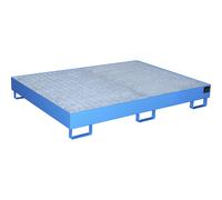 Cubeta de fondo para estanterías eurokraft pro, capacidad de recogida 257 l, L x A x H 1750 x 1300 x 250 mm