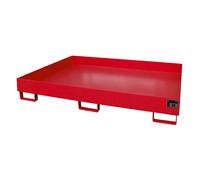 Cubeta de fondo para estanterías eurokraft pro, capacidad de recogida 257 l, L x A x H 1750 x 1300 x 250 mm