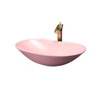 Cubeta de lavabo Lavabo de baño cerámica Jingdezhen con diseño retro creativo sobre encimera Mueble de baño