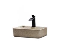 Cubeta de lavabo Lavabo de cerámica rectangular for baño, moderno, sobre encimera Mueble de baño