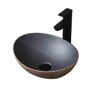 Cubeta de lavabo Lavabo de cerámica vintage con pedestal for exteriores e interiores, for baño, accesorios Mueble de baño