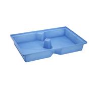 Cubeta de PE para palets y recipientes pequeños L x A x H 1200 x 800 x 185 mm