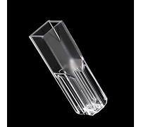 Cubeta de poliestireno PS, cubeta de PMMA tipo semimicro de 1,5 ml de capacidad, paquete de 100, transparente por ambos lados, paso de luz de 10 mm(PS Cuvette)