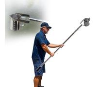 Cubeta para muestreo de agua telescópica de mango largo, varilla telescópica, muestreador de agua de 500/1000 ml, cubeta de muestreo de agua de oscilación vertical con vaso graduado (500 ml, 0,6-1,5