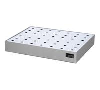 Cubeta para recipientes pequeños para palets eurokraft pro, de acero inoxidable