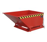 Cubeta volcable para virutas, diseño bajo eurokraft pro, capacidad 400 litros