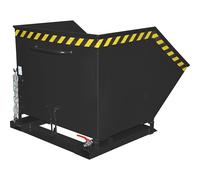 Cubeta volcable para virutas eurokraft pro, capacidad 1000 litros