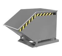 Cubeta volcable para virutas eurokraft pro, capacidad 600 litros