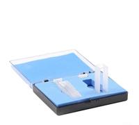Cubetas de cuarzo sellables, paquete de 2 para instrumentos de espectroscopia infrarroja, rango de longitud de onda de 190-2500 nm, transmisión de luz del 81%, ácido y Al (10 mm)