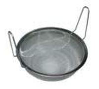 CubetasGastronorm ® Cesta Acero Inoxidable Rejilla Freidora Profesional Compatible con F5 Movilfrit Filtrado Aceite Restos Cocina Industrial Recambio Original Repuesto Malla Doble Asa Cocina