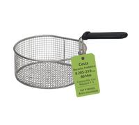 CubetasGastronorm Cesta Derecha Freidora Compatible Movilfrit F-5 Acero Inoxidable Ø205x80 mm Profesional Hostelería Mango Aislante Estructura Reforzada Código P 907035
