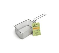 CubetasGastronorm Cesta Freidora 185×255×90 mm Acero Inoxidable Recambio Profesional Compatible con Jemi Modelos F6 J6 N10 HORECA Repuesto Directo Drop in Malla Reforzada Línea Gas Cocción 16186461