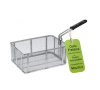 CubetasGastronorm ® Cesta Freidora 235x330x140 Mm Acero Inoxidable Repuesto Profesional Compatible Con Movilfrit Modelos FAH25 FAH25+25 FA25 FA25+25 FH25 FH25+25 Hosteleria Cocina Industrial Bar