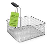 CubetasGastronorm ® Cesta Freidora 300x310x121mm Acero Inoxidable Profesional Repuesto Hosteleria Compatible Con Repagas Gas Coccion Cocina Restauracion Uso Intensivo Reparar Maquina