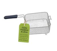 CubetasGastronorm ® Cesta freidora 8 litros recambio acero inoxidable 220x240x100 mm modelo FR 8L compatible con Infrico compatible con Panarola hosteleria profesional cocina bar restaurante plus