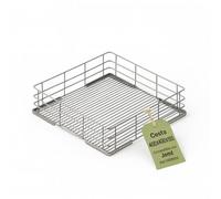 CubetasGastronorm ® Cesta Para Vasos y Copas 400x400x105 Recambio Tecnico Para Lavavasos Lavavajillas Compatible Con JEMI Ref 3503002 Rejilla Metalica Hosteleria Portavasos Antioxido Drenaje Rapido