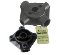 CubetasGastronorm ® Cruceta Repuesto Lavavajillas Industrial Compatible con Fagor Asber Edenox Modelos AD LVR LVC Gira Rociadores Distribución Agua Ø48x70x27mm Referencia 91FA26851