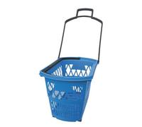 CubetasGastronorm ®- Fricosmos - Cesta de supermercado apilable 4 Ruedas 42 LTS. Polipropileno. 609x391x392 mm. - 481050