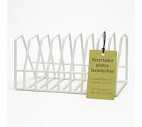 CubetasGastronorm ® Insertador Organizador Platos Lavavajillas Lavaplatos 10 Espacios 190x84mm Soporte Rejilla Metálica Resistente Para Cocina Industrial Hostelería Bandejas Compacto Profesional