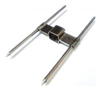 CubetasGastronorm ®- Pincho Doble Asador De Pollos - 97AP10004 (PACK 5)